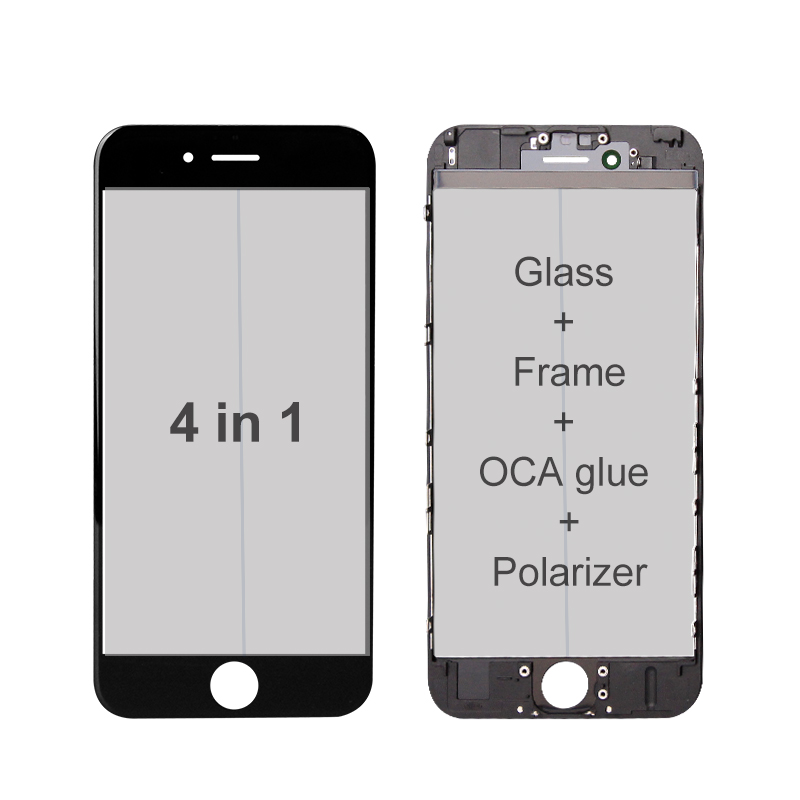 iPhone 4在一个前置玻璃镜头与OCA偏光胶片